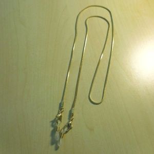 Gold Colored Eyeglass Chain 24 inches